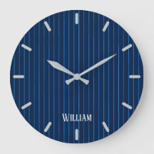 Pinstripes azul marino personalizadas