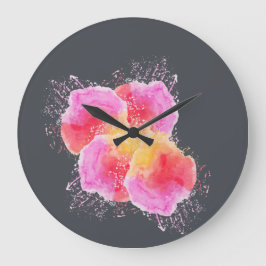 Reloj Redondo Grande pintura colorida