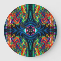 Pintura de ojos torcidos y trippy