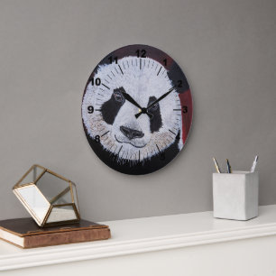 Reloj Redondo Grande Pintura Gentlest of Giants de Alfred Fox