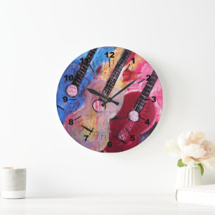 Reloj Redondo Grande Pintura Jamming be Goode de Alfred Fox