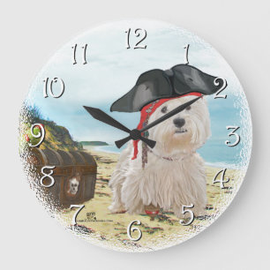 Reloj Redondo Grande Pirate Westie