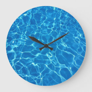 Reloj Redondo Grande Piscina Agua