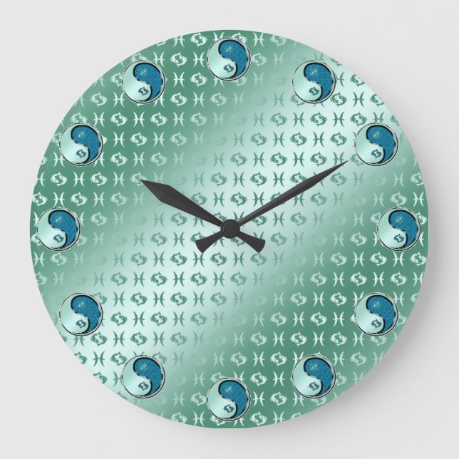 Reloj Redondo Grande Piscis el Pez (Anverso)