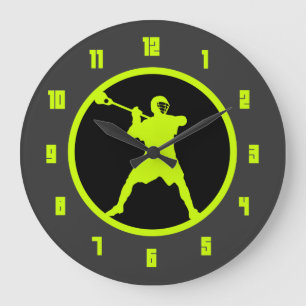 Reloj Redondo Grande Pistola de LaCrosse - verde