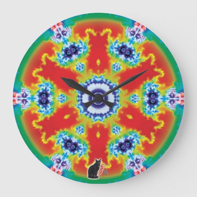 Reloj Redondo Grande Pivitol Kaleidoscope (Anverso)