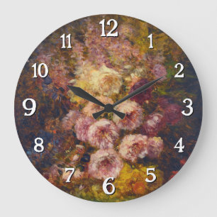 Reloj Redondo Grande Pivoines - Félix Ziem