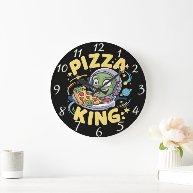 Reloj Redondo Grande Pizza Slice Joy (Hogar)