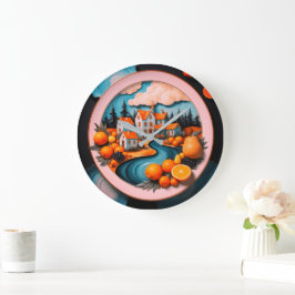 Reloj Redondo Grande Placa completa