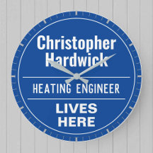 Placa de pared divertida para ingeniero de calefac