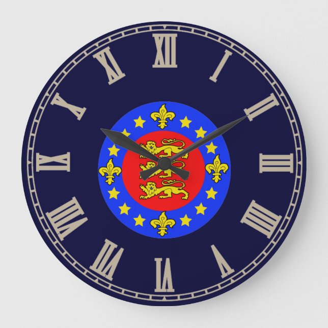 Reloj Redondo Grande Plantagenetas (Anverso)