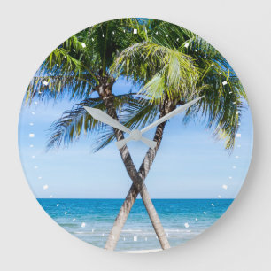 Reloj Redondo Grande Plantilla de foto personalizada DIY