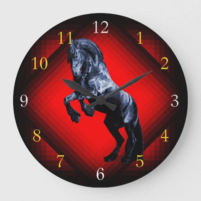 Reloj Redondo Grande Plata de oro de estallido frisón (Anverso)