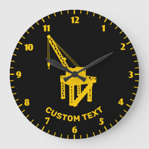 Reloj Redondo Grande Plataforma de construcción