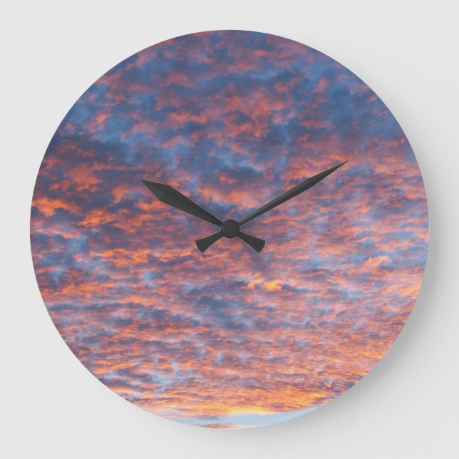 Reloj Redondo Grande Plato de melamina (Anverso)