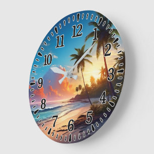 Reloj Redondo Grande Playa