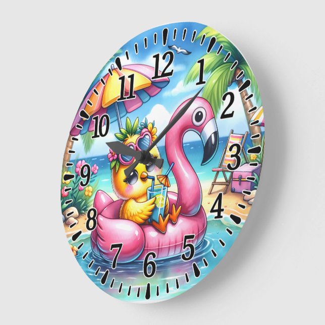 Reloj Redondo Grande Playa  (Ángulo)