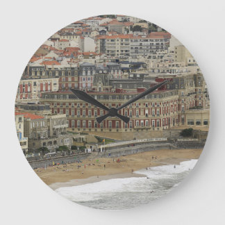 Reloj Redondo Grande Playa de Biarritz, arquitectura Belle Époque.
