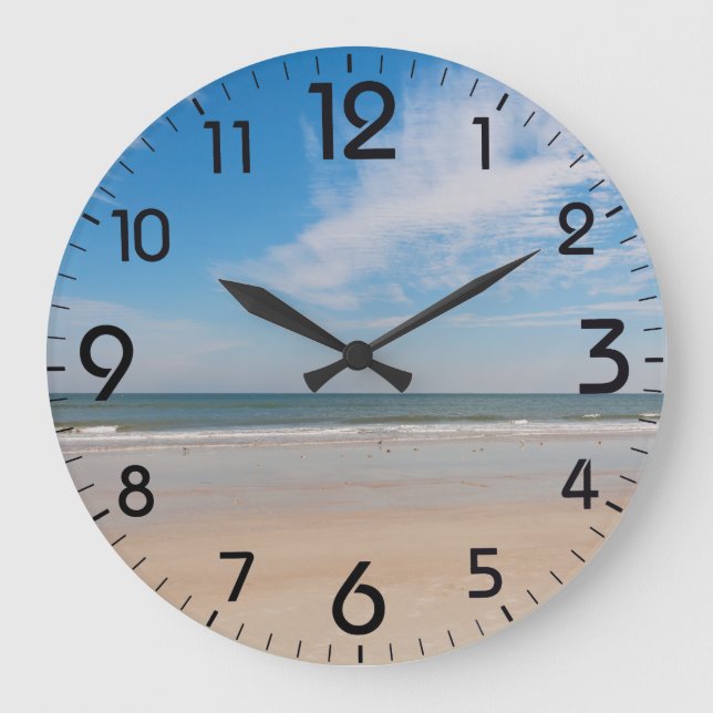 Reloj Redondo Grande Playa de Jacksonville, Florida (Anverso)