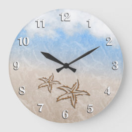 Reloj Redondo Grande Playa Starfish
