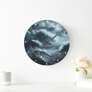 Reloj Redondo Grande Playa Tropical Coastal Vista