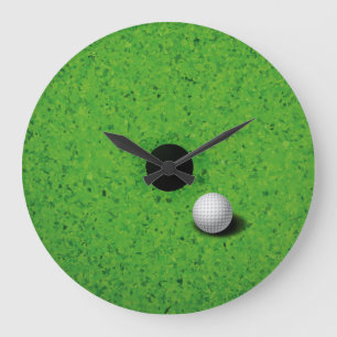 Reloj Redondo Grande Playing Golf Wall Clock
