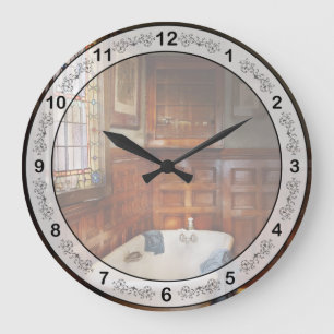 Reloj Redondo Grande Plumber - Bath Time