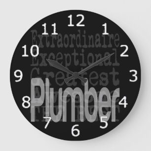 Reloj Redondo Grande Plumber Extraordinaire