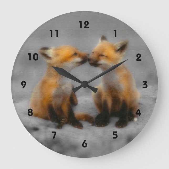 Reloj Redondo Grande Poco amor del Fox (Anverso)