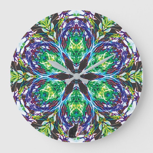 Reloj Redondo Grande Pods Kaleidoscope (Anverso)