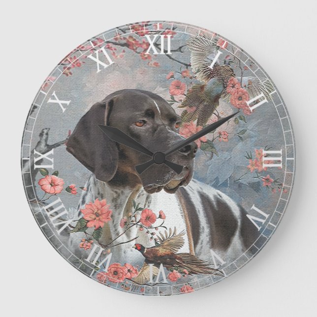 Reloj Redondo Grande Pointer Inglés  (Anverso)