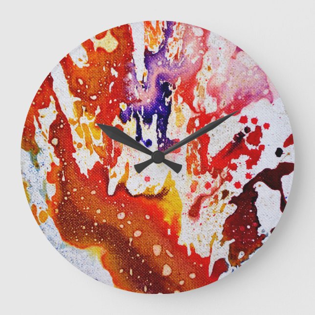 Reloj Redondo Grande Policromoptic #1A de Michael Moffa (Anverso)