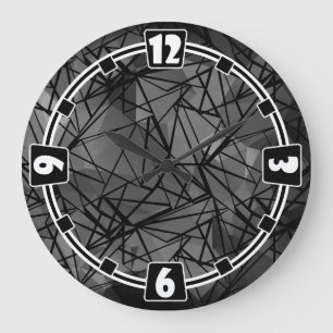 Reloj Redondo Grande Polígono, pintura