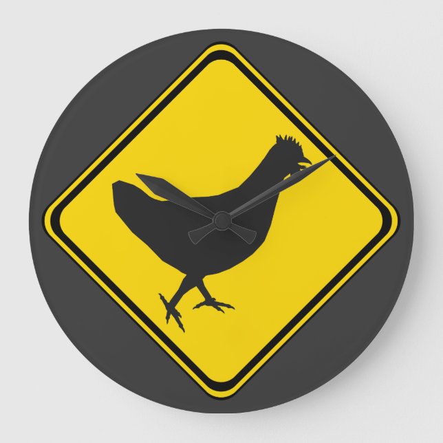 Reloj Redondo Grande ¡Pollo Xing! (Anverso)