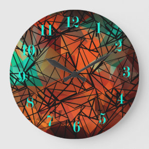Reloj Redondo Grande Polygon, painting
