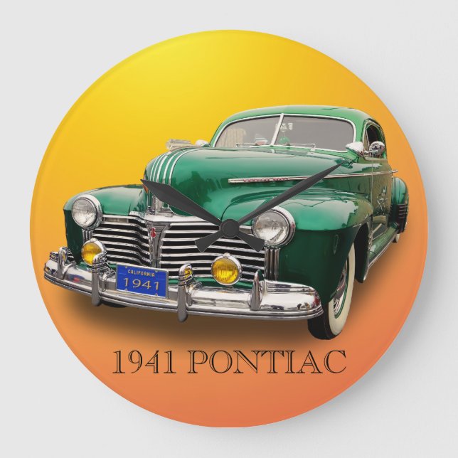 RELOJ REDONDO GRANDE PONTIAC 1941 (Anverso)