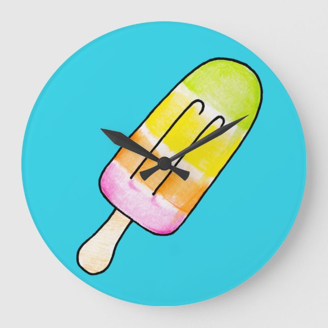 Reloj Redondo Grande Popsicle (Anverso)
