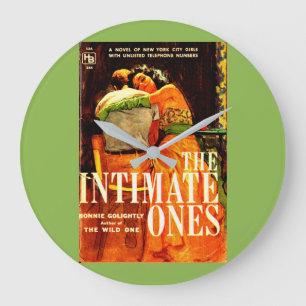 Reloj Redondo Grande Portada de la novela pulp de 1960 The Intimate One
