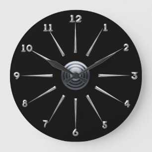 Reloj Redondo Grande Poste industrial