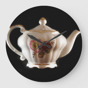 RELOJ REDONDO GRANDE POTE DEL TÉ DE LA ABUELA