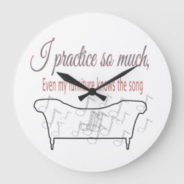 Reloj Redondo Grande Practico Tanto Que Mi Mobiliario Conoce la Canción
