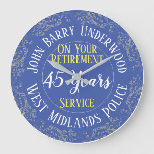 Reloj Redondo Grande Premio de Jubilación de la Policía del Reino Unido
