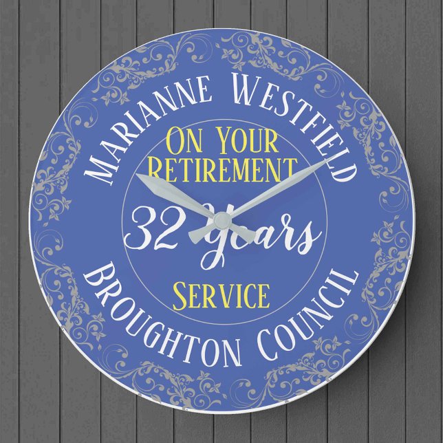 Reloj Redondo Grande Premio de Jubilación del Consejo con años cumplido (Subido por el creador)