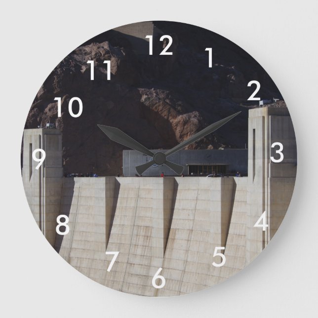 Reloj Redondo Grande Presa Hoover (Anverso)
