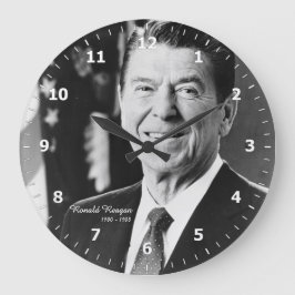 Reloj Redondo Grande President Ronald Reagan Clock