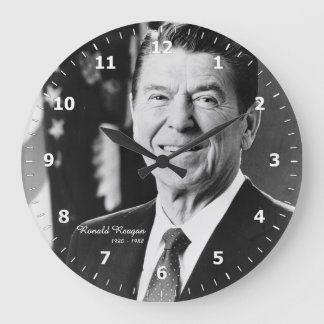 Reloj Redondo Grande President Ronald Reagan Clock