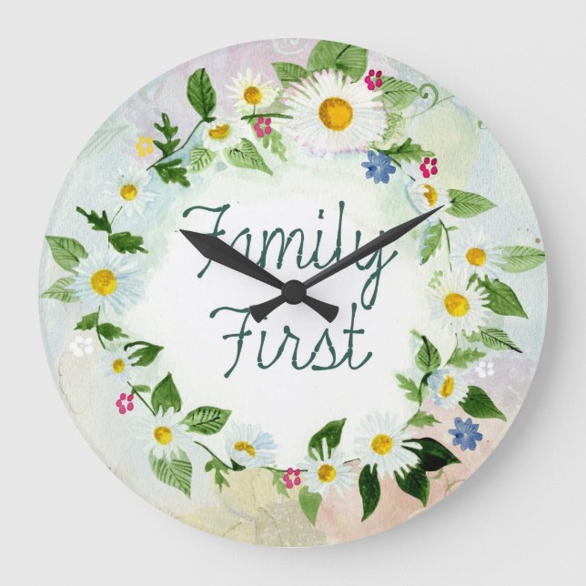 Reloj Redondo Grande Primer círculo familiar de los dioses (Anverso)