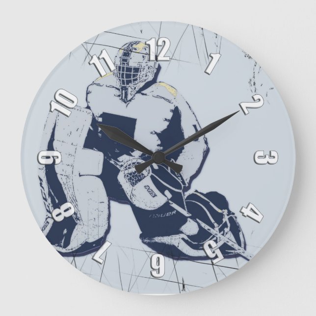 Reloj Redondo Grande Pro Goalie - Juguete de Hockey sobre Hielo (Anverso)