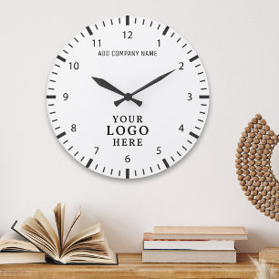 Reloj Redondo Grande Promoción de marca comercial con logotipo de empre