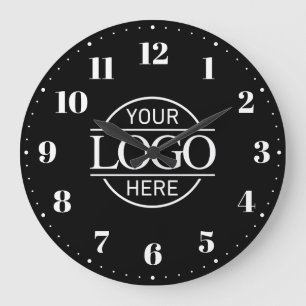 Reloj Redondo Grande Promoción del logotipo comercial de la empresa con